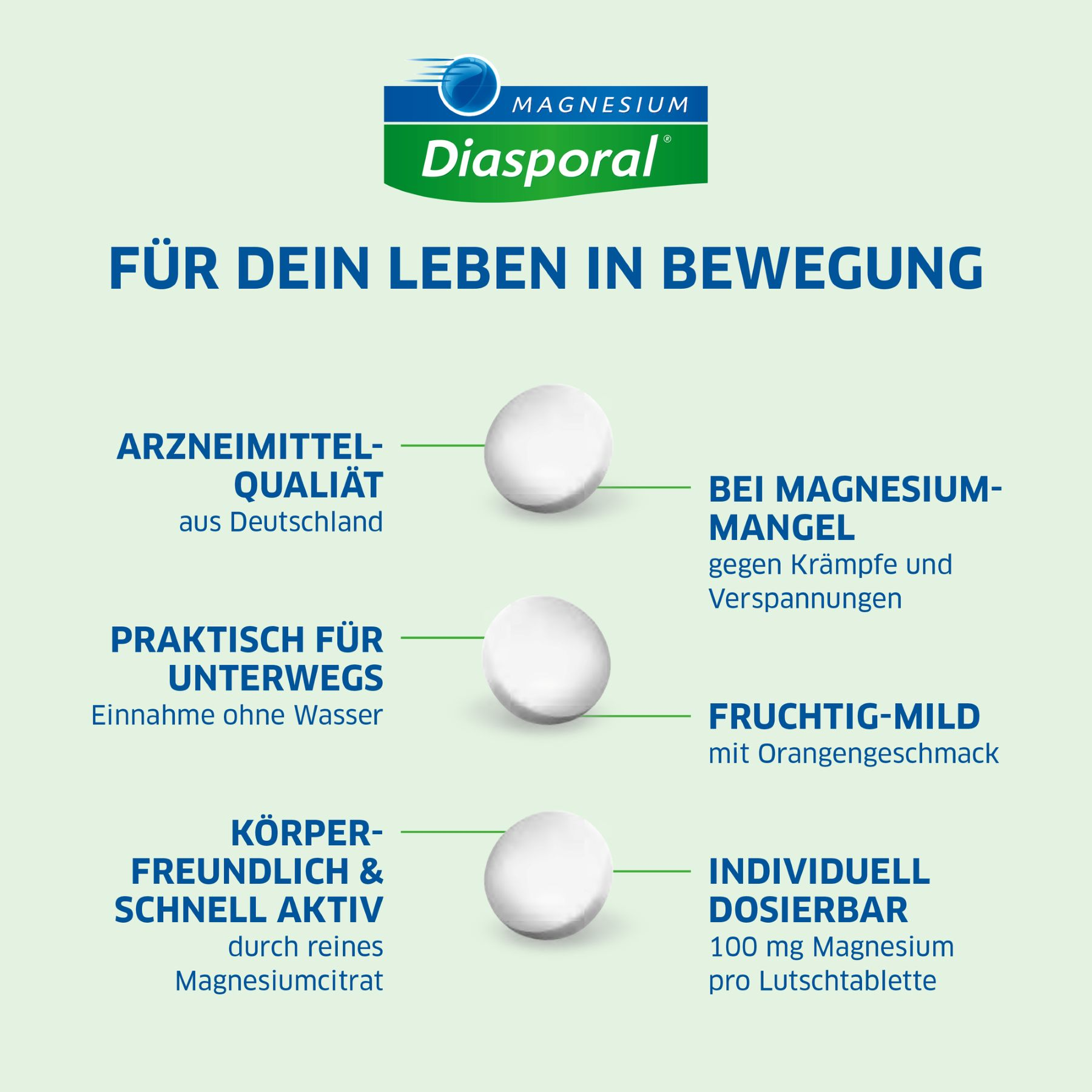 Die Vorteile von Magnesium-Diasporal 100 Lutschtabletten im Überblick