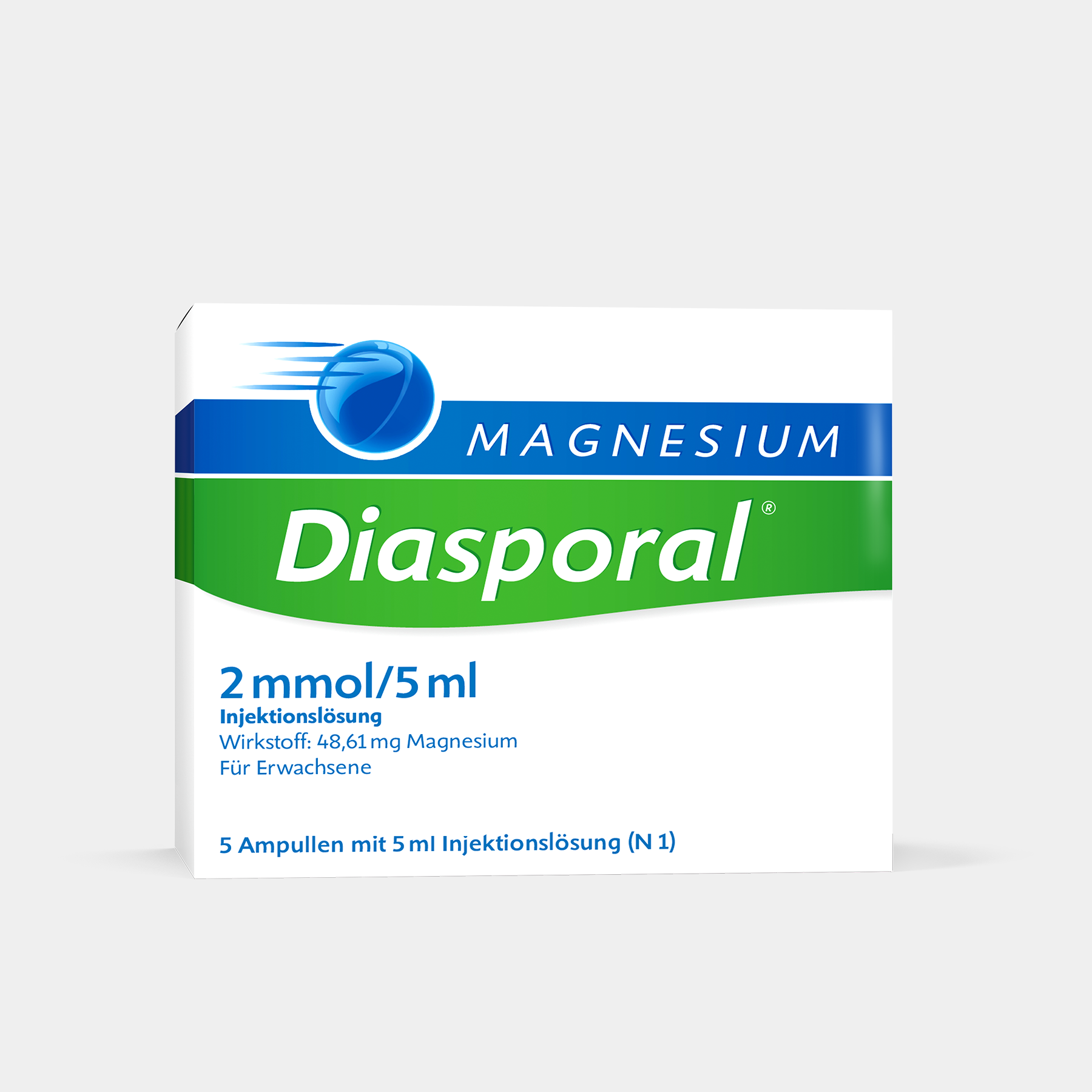 Magnesium-Diasporal 2 mmol/5 ml Injektionslösungen