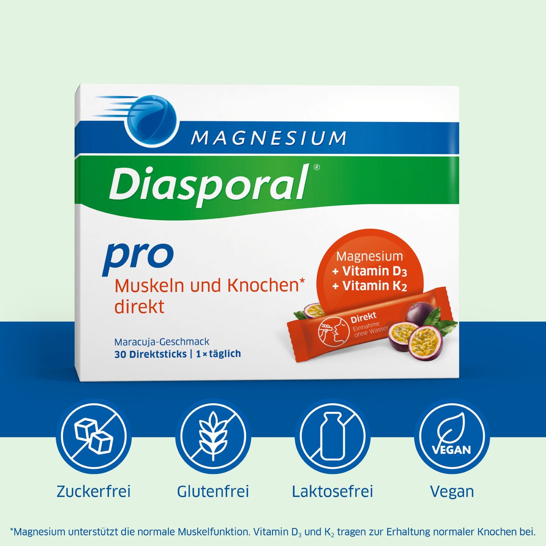 Die Vorteile von Magnesium-Diasporal Pro Muskeln und Knochen direkt im Überblick
