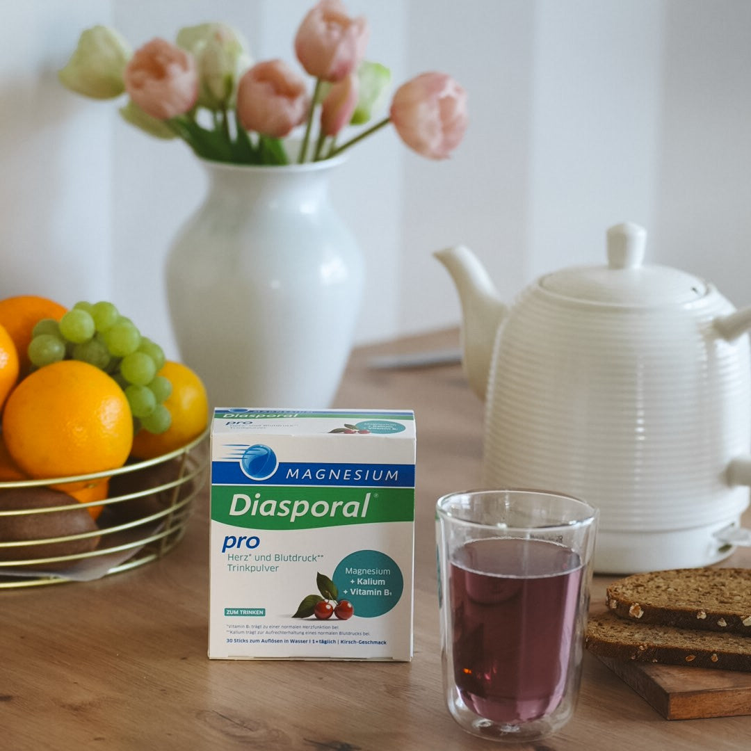 Magnesium-Diasporal Pro Herz und Blutdruck Trinkpulver
